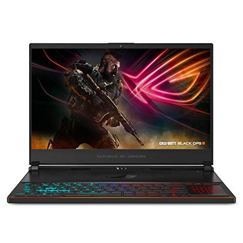 ASUS ROG Zephyrus S Ultra Slim Gaming PC Laptop, 15.6” 144Hz IPS-Type, Intel i7-8750H Processor, GeForce GTX 1070, 16GB DDR4, 512GB NVMe SSD, Military-grade Metal Chassis, Win 10 Home- GX531GS-AH76