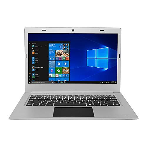 EVOO EV-C-125-3-SL 12.5" HD Ultra Slim Laptop, Intel Celeron Quad Core CPU, 3GB RAM, 32GB Storage, Fingerprint Scanner, Silver